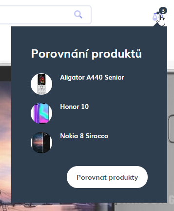 Porovnávání produktů 