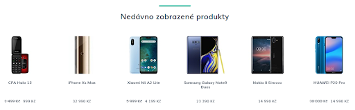Seznam produktů
