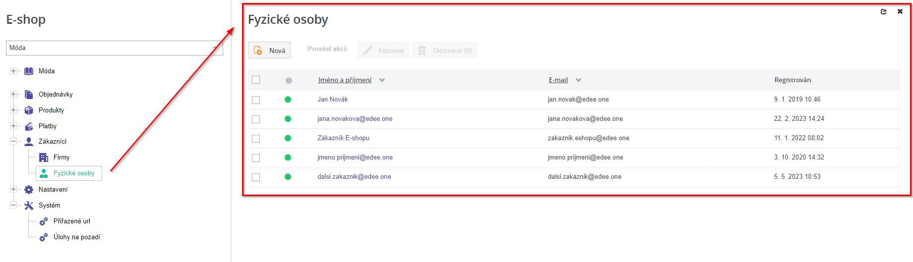 Prehled fyzickych osob