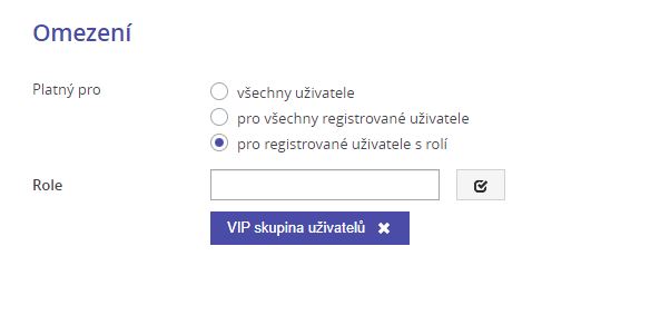 Omezeni slevove akce