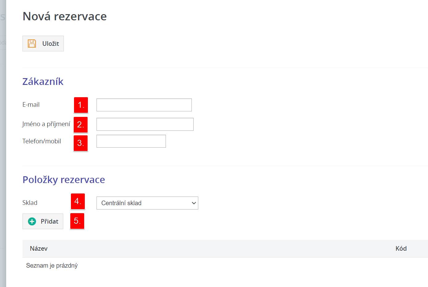Vytvorení_rezervace